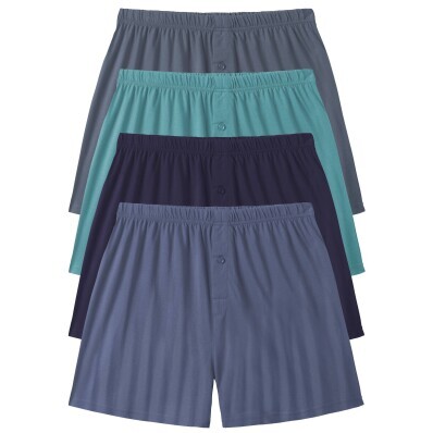 Sada 4 jednobarevných trenýrek