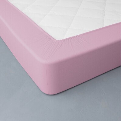 Простирадло на резинці, однотонне, бренд Colombine, джерсі, глибина кута 40 см