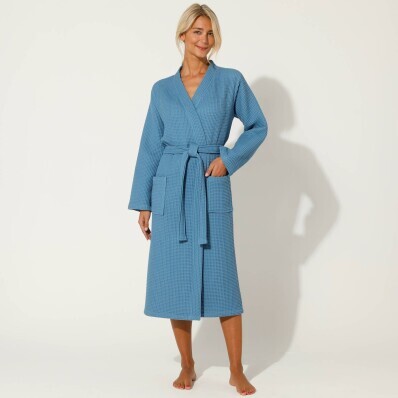 Халат з візерунком у вигляді стільників 230 г/м2