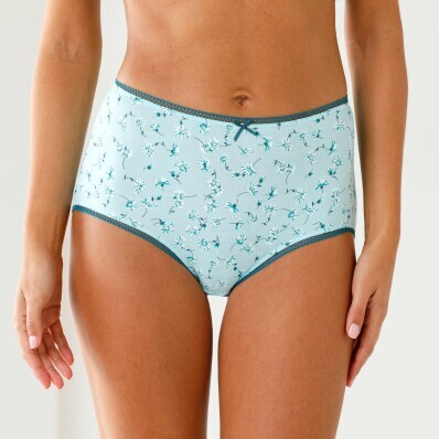 Sada 4 kalhotek maxi s potiskem sedmikrásek