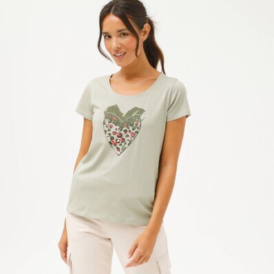 Tričko s potlačou srdca