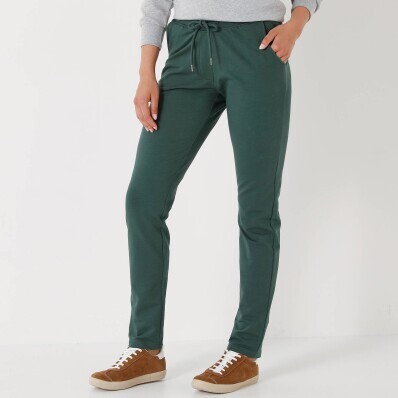 Moltonové joggingové nohavice s pružným pásom