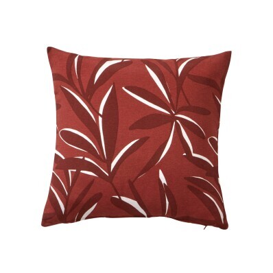 Set de 2 fețe de pernă cu imprimeu cu frunze