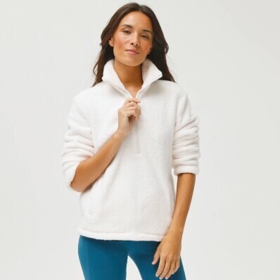 Mikina sherpa se stojáčkem na zip