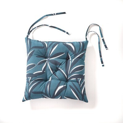 Set de 2 perne de scaun cu imprimeu de frunze