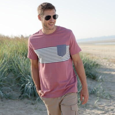 Koszulka w paski z krótkim rękawem