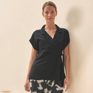 Blúzka s ozdobnou viazačkou