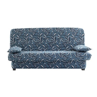 Husă de canapea clic-clac cu imprimeu de frunze