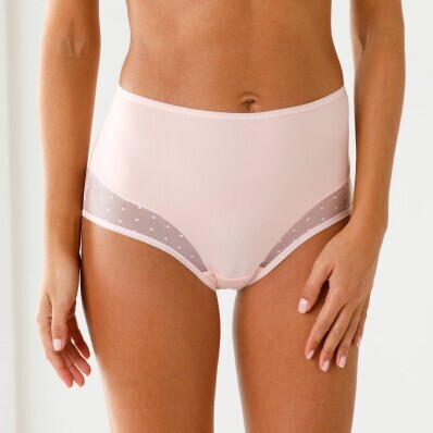 Sada 2 kalhotek super maxi, z mikrovlákna a tylu