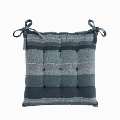 Pruhované sedáky na stoličku, 2 ks.