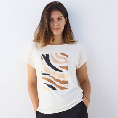 Tričko s potlačou a krátkymi rukávmi