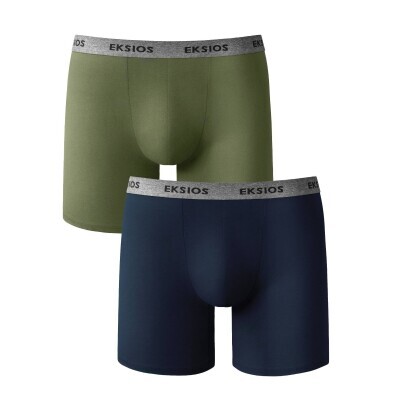 Predĺžené boxerky s pružným pásom, súprava 2 ks