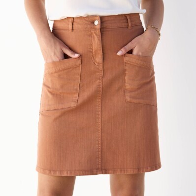 Krátká sukně s kapsami