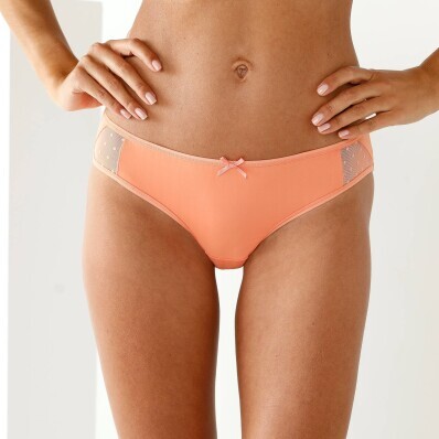 Súprava 2 midi nohavičiek z mikrovlákna a tylu