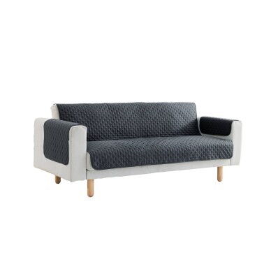 Prošívaný protiskluzový přehoz na pohovku a křeslo z mikrovlákna