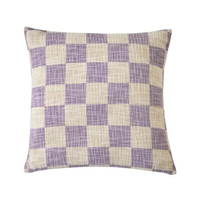 Vankúš s potlačou šachovnice