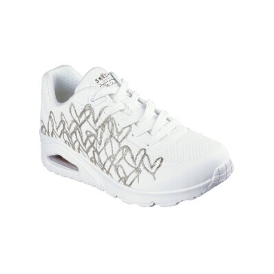 JGoldcrown hímzéssel díszített cipők: Uno - Golden Heart Skechers