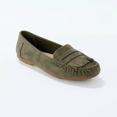 Mokasyny ze sztucznego zamszu