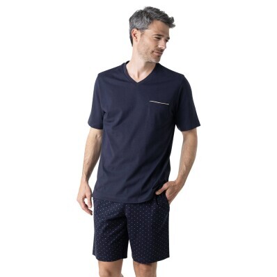 Piżama z krótkim rękawem Business Print d'Eminence