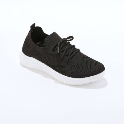 Siatkowe trampki ze sznurowadłami