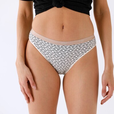 Súprava 3 nohavičiek Les Pockets DIM s potlačou paliem