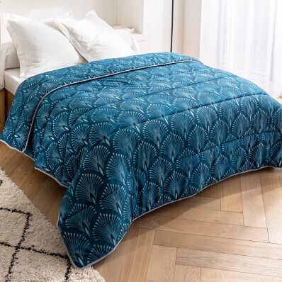 Kocyk bawełniany z nadrukiem Palmito 400 g/m2