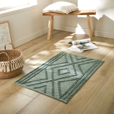 Dywan z wzorem plastikowym