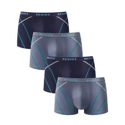 Sada 4 boxerek s kontrastním prošitím