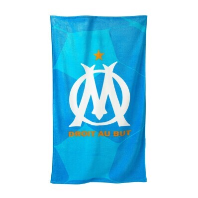 Ręcznik kąpielowy dziecięcy welurowy z nadrukiem OM