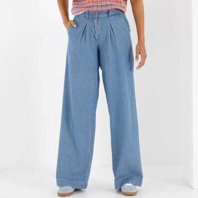 Široké vzdušné džínsy