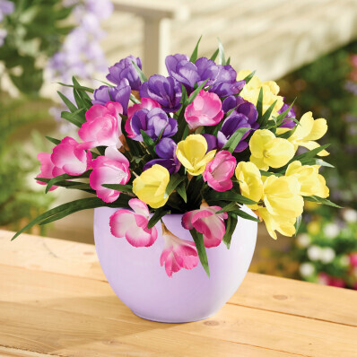 3 umělé rostliny Krokus