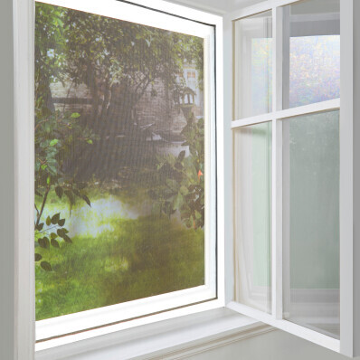 plase de insecte pentru ferestre și 2 benzi Velcro