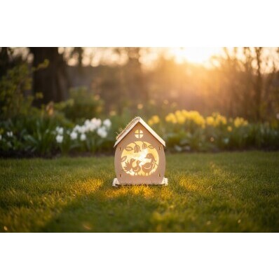 Dekorační LED domeček k zavěšení