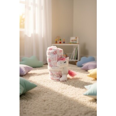 Jednorožec s plyšovou dekou