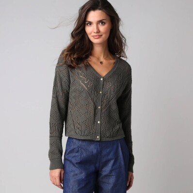 Тонко в'язаний пуловер