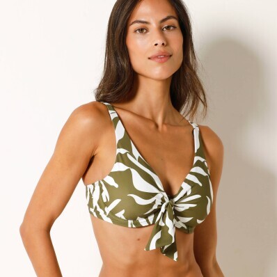 Бюстгальтер для купальника з трикутним принтом Olguita на кісточках
