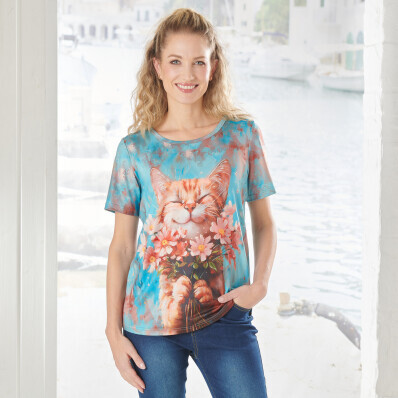 Koszulka z napisem „Kot kocha”