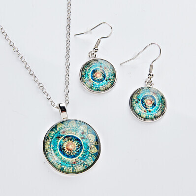 Náhrdelník a náušnice Mandala