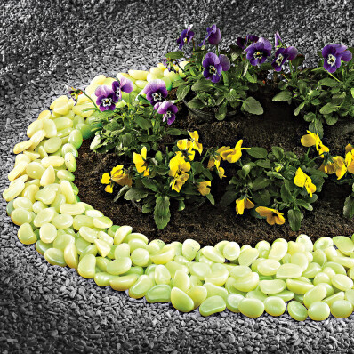 Pietricele auto-luminoase set de 100