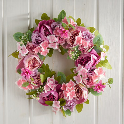 Květinový věnec Pivoňky