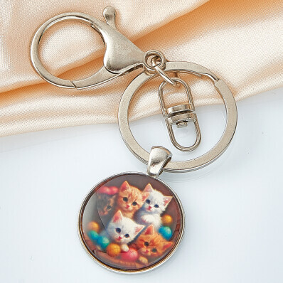 Přívěsek na klíče Košík pro kočky