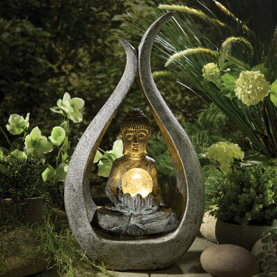 Solárna socha Budha