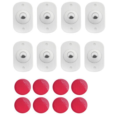 8 samolepících otočných koleček