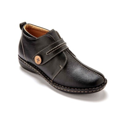 Sandały skórzane na całej długości