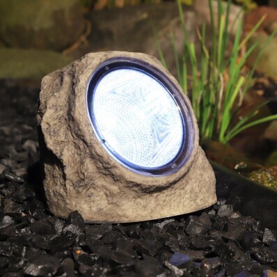 Lampă solară de grădină Piatră