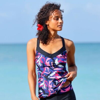 Tankiny top Lohena s potiskem