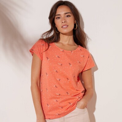 Tričko s potiskem peříček