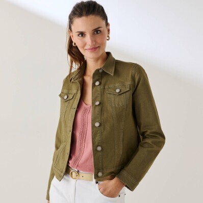 Kurtka dżinsowa zapinana na guziki