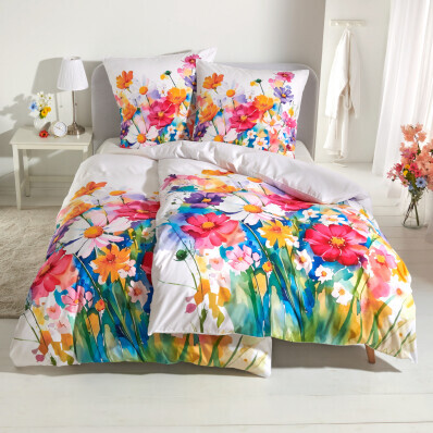 Ložní povlečení na jednolůžko Floral Frenzy