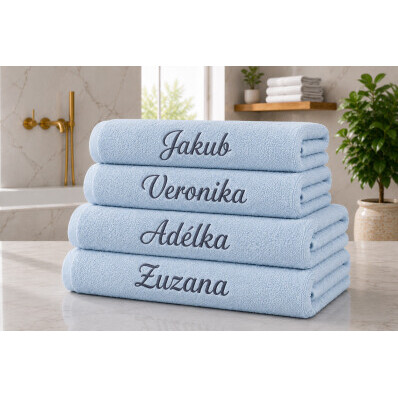 Ręcznik z indywidualnym haftem
